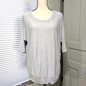 Torrid Metallic Shimmer Short Sleeve Sweater